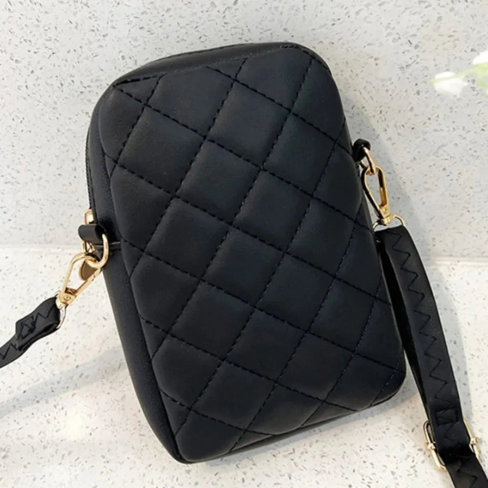 MoreThanWords™  PU Leather Mini Embroidery Crossbody Bag – Where Function Meets Fashion