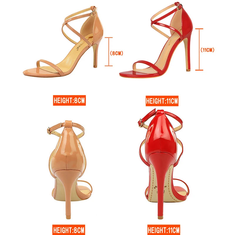 MoreThanWords™ Open Toe Stiletto Heels 