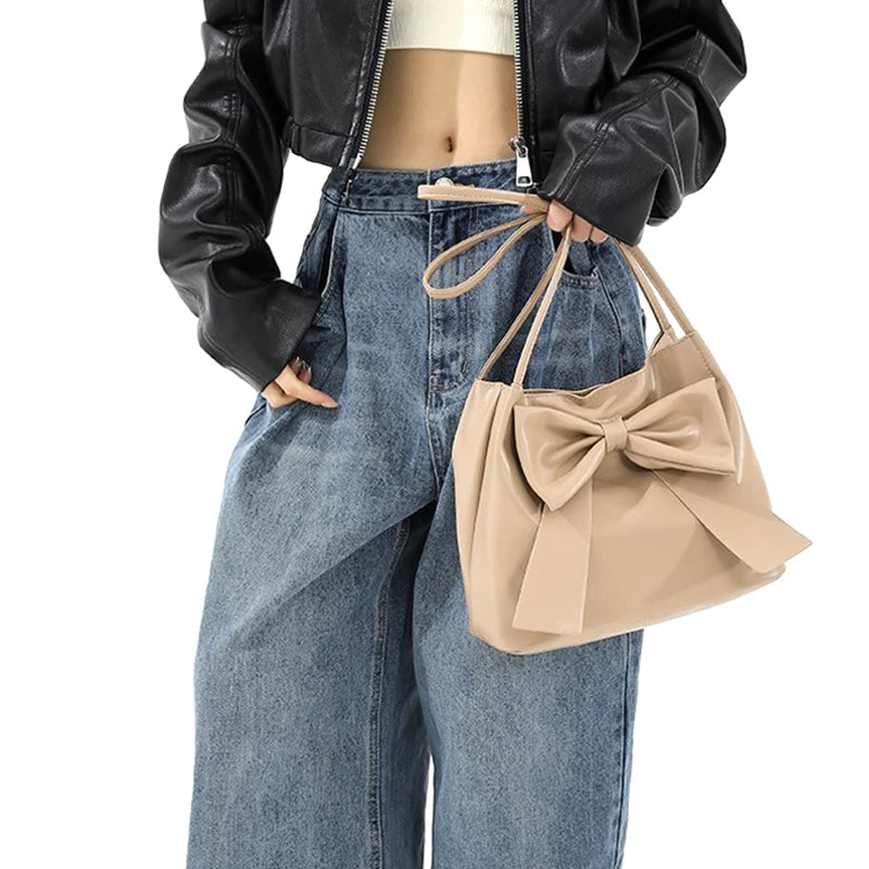 MoreThanWords™ Fashion Bow Handbag – Chic & Versatile Everyday Arm Candy