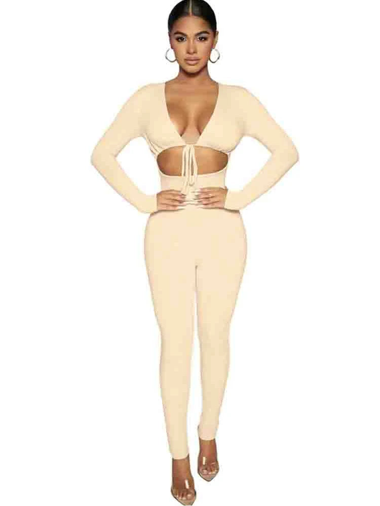 MoreThanWords™ Women’s Summer  Black Bandage Tie Jumpsuit – Sexy, Gothic & Eye-Catching