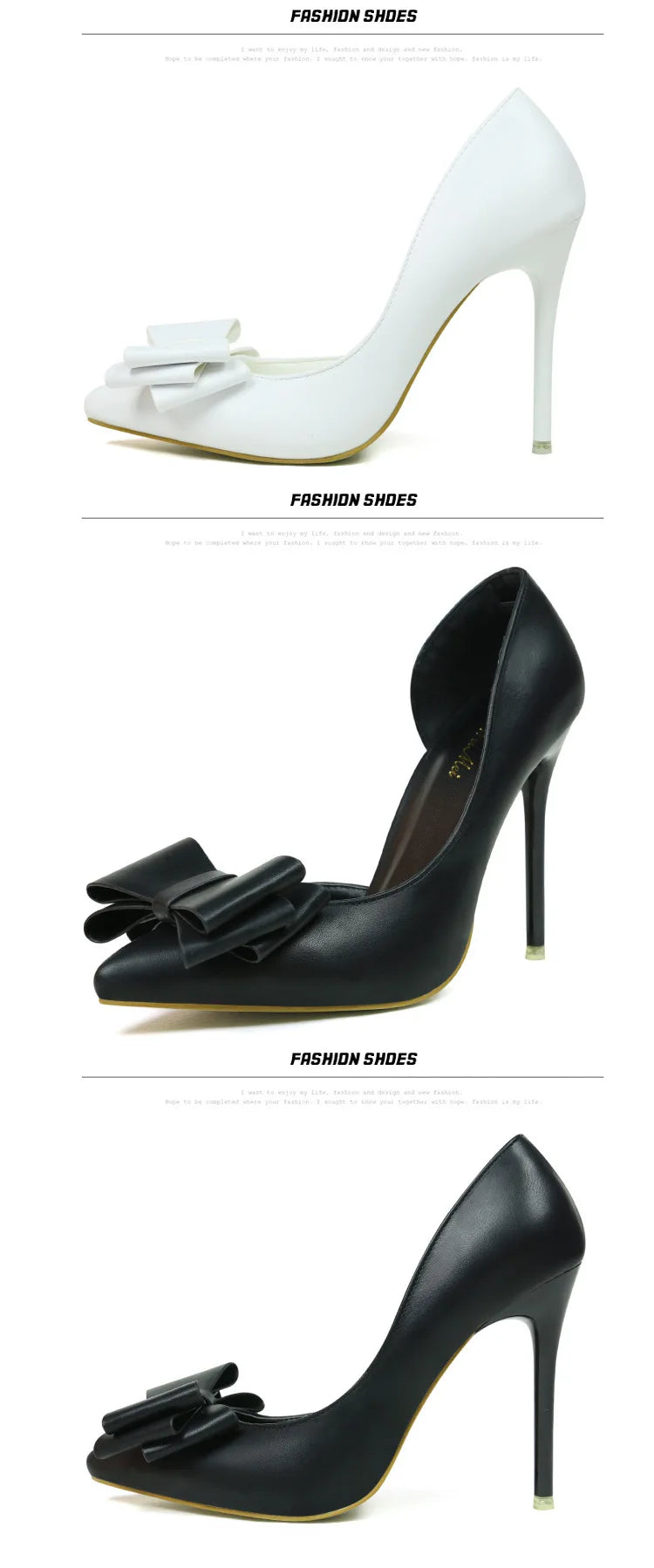 MoreThanWords™ Sweet Bow Stiletto High Heels – Luxury Meets Elegance