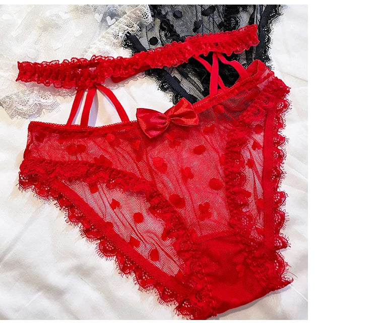 MoreThanWords™ Meet’r High Waist Mesh Lace G-String – Sheer Elegance with a Sexy Twist