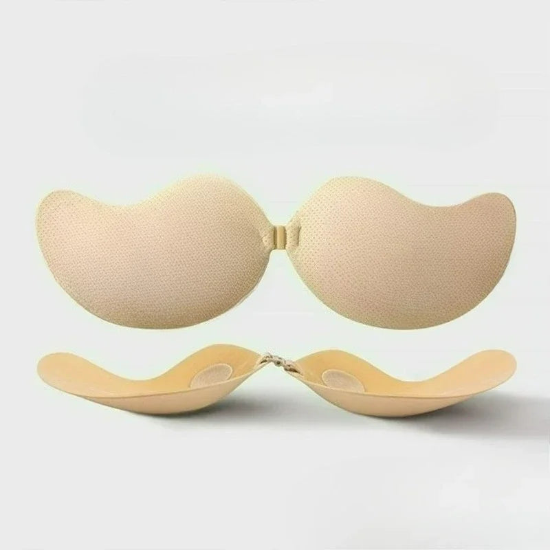 MoreThanWords™ 1/2 Pcs Reusable Push-Up Bra – Invisible, Backless & Self-Adhesive