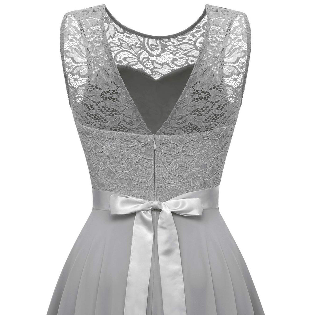 MoreThanWords™ Elegant Sleeveless Lace Dress