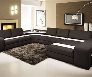 MoreThanWords™ Modern U-Shaped Leather Corner Sofa